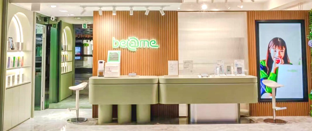 Beame 擁有 6 大門市，分別位於尖沙咀 K11 Musea、中環 LL Tower、銅鑼灣 Time Square、觀塘 One Pacific Centre、南昌 V Walk、沙田廣場