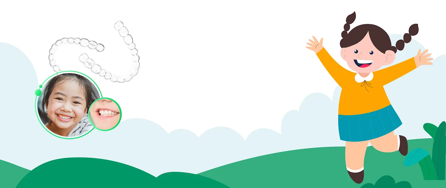 Beame 小朋友箍牙方案，7 歲起即可箍牙，針對學生牙齒狀況矯正。